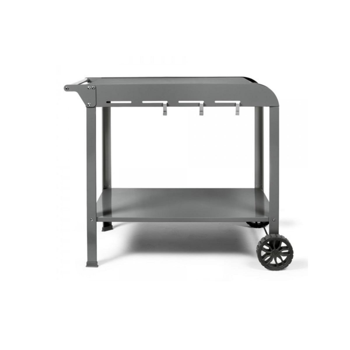 LIVOO Desserte gris 91.5x50.2x80cm - GS168G