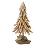 Paris Prix Sapin de Noël en Bois Flotté  Chalet  50cm Naturel