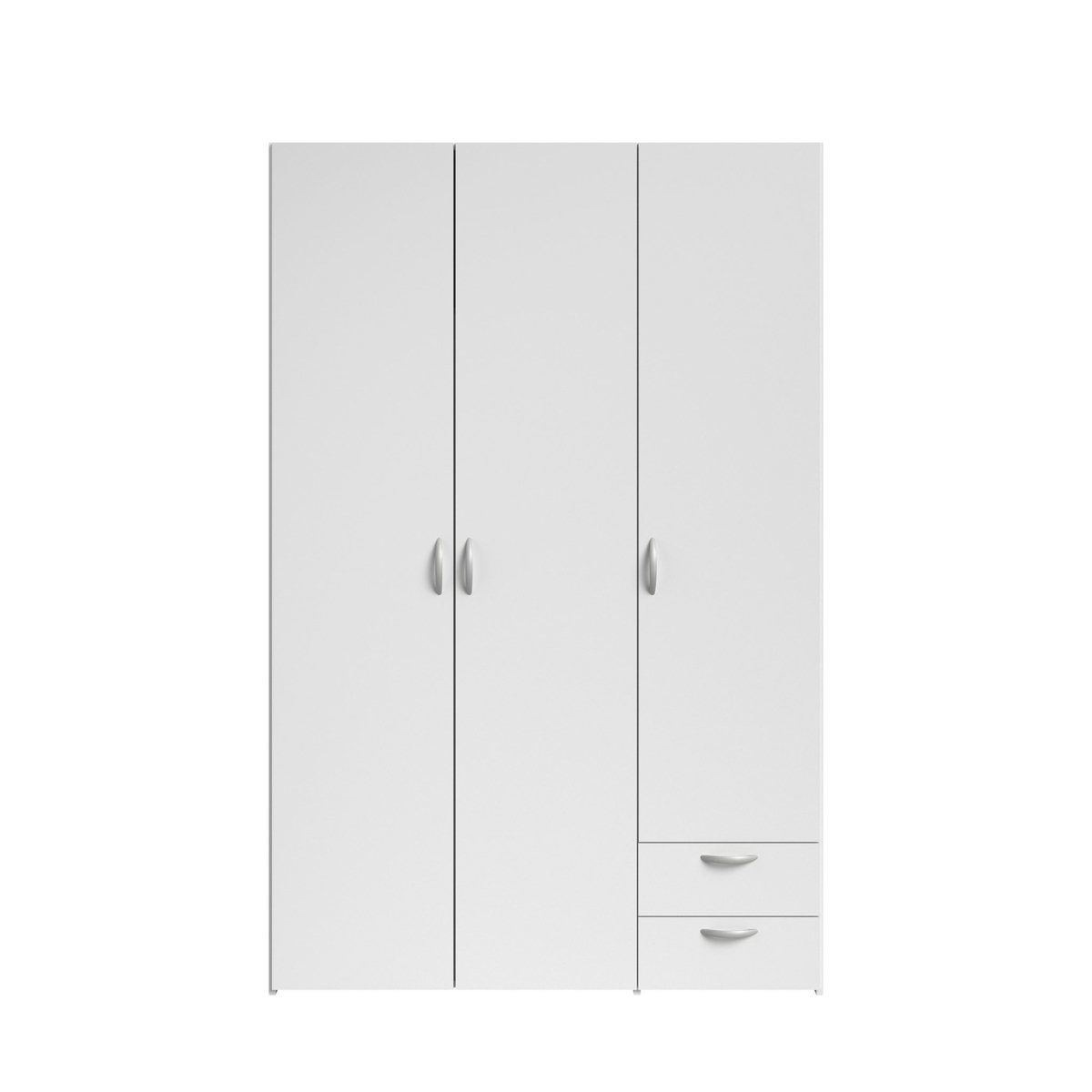 Armoire 3 portes 2 tiroirs L120cm DAISY