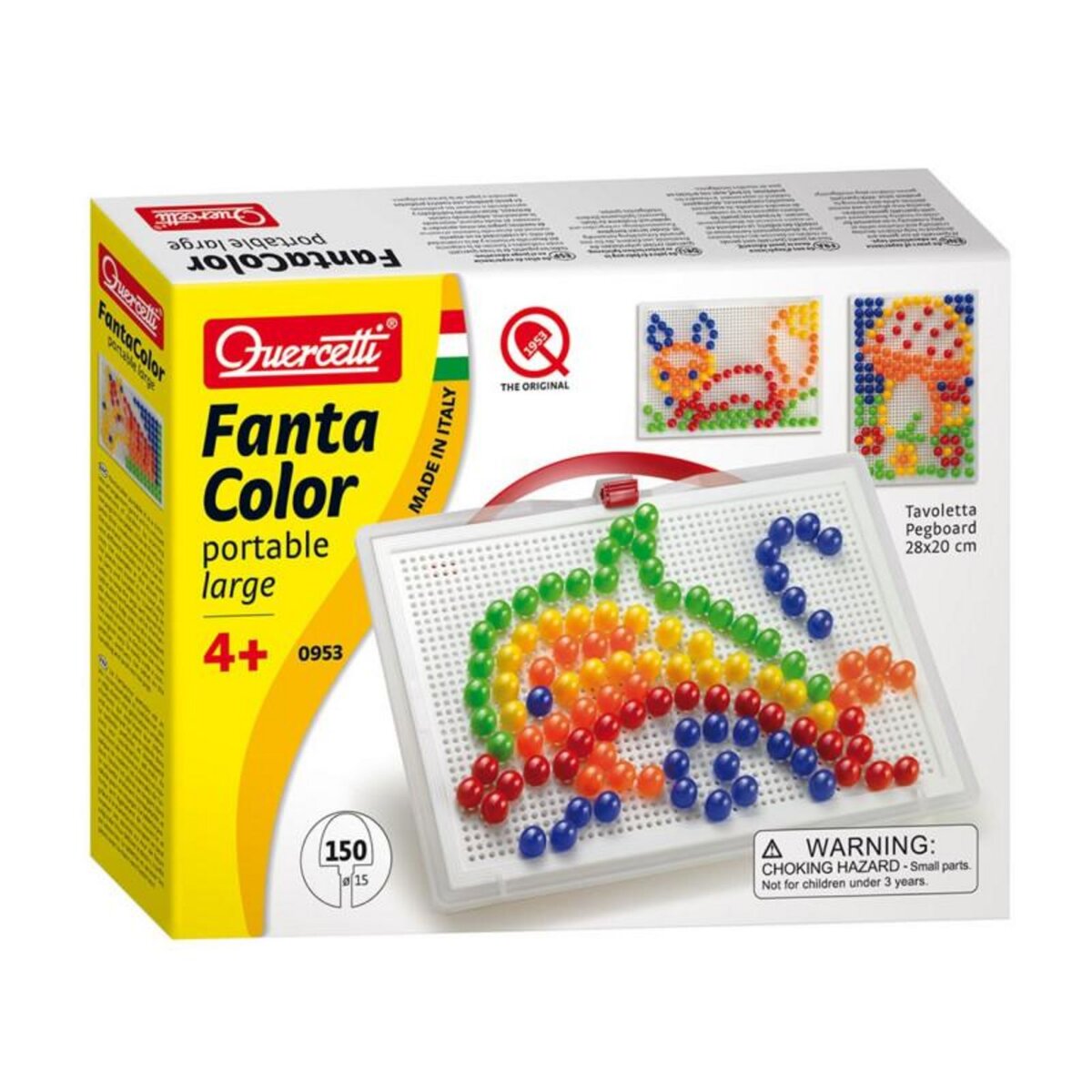 Quercetti Quercetti Plug-in mosaic, 150 pins