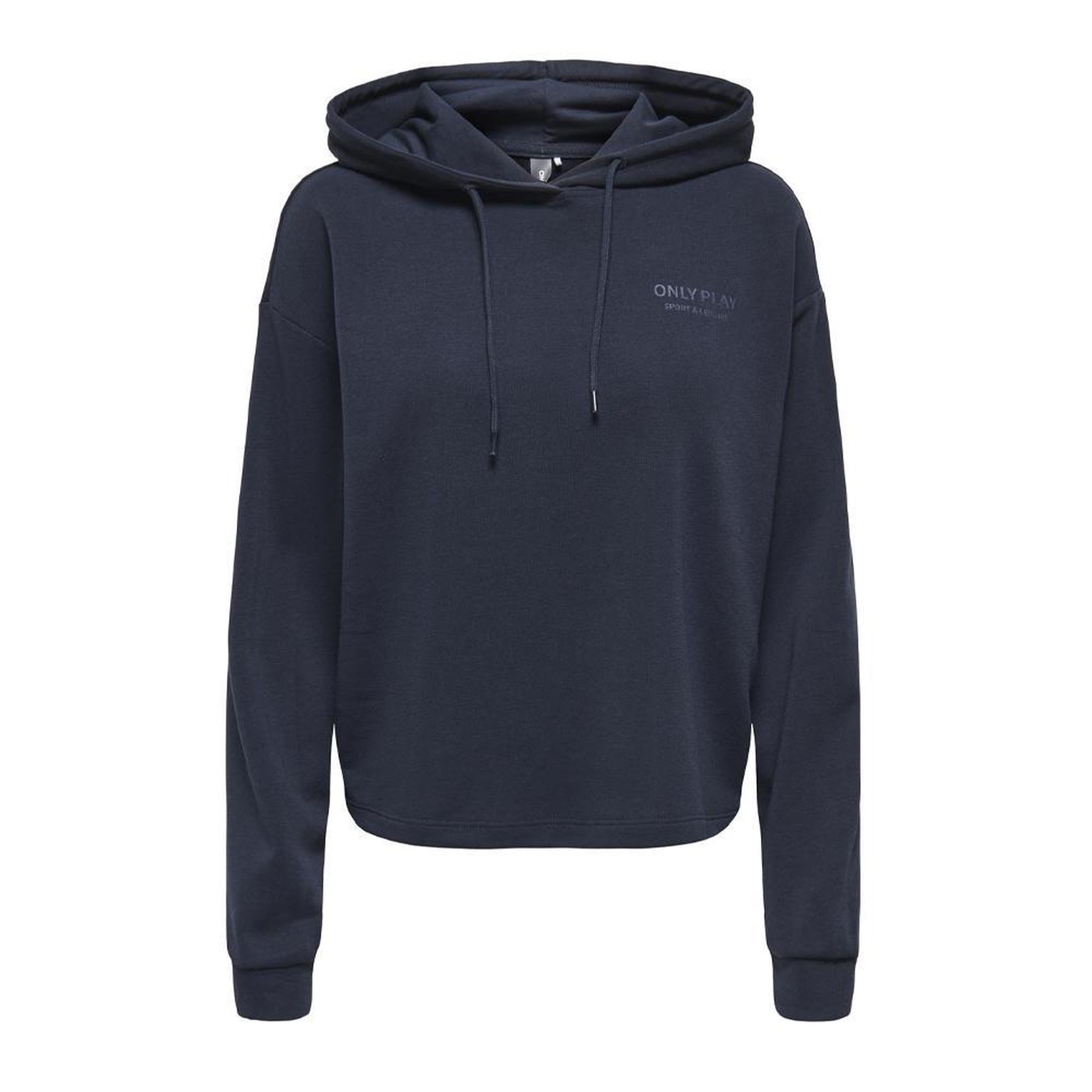 Only Sweat à Capuche Marine Femme  Only Play Life. Coloris disponibles : Bleu