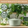 Voir la diapositive 4 : TEFAL Faitout Fonte LOV Faitout 25cm vert