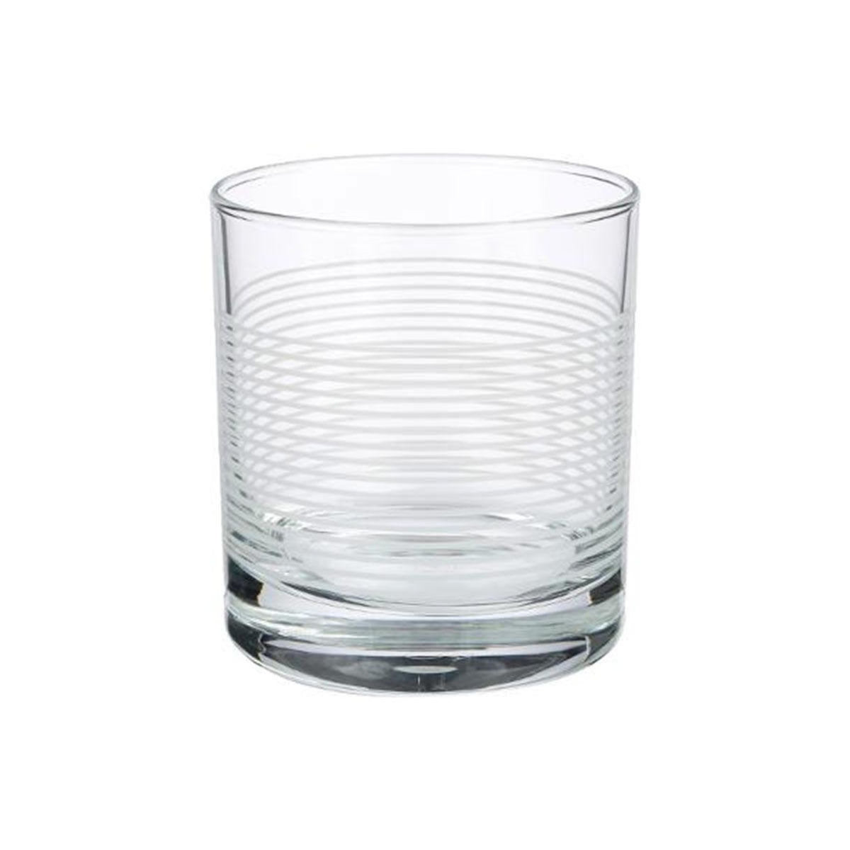 SECRET DE GOURMET Lot de 4 Gobelets à Eau  Toni'eau  30cl Transparent