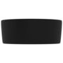 Voir la diapositive 4 : VIDAXL Lavabo rond de luxe Noir mat 40x15 cm Ceramique