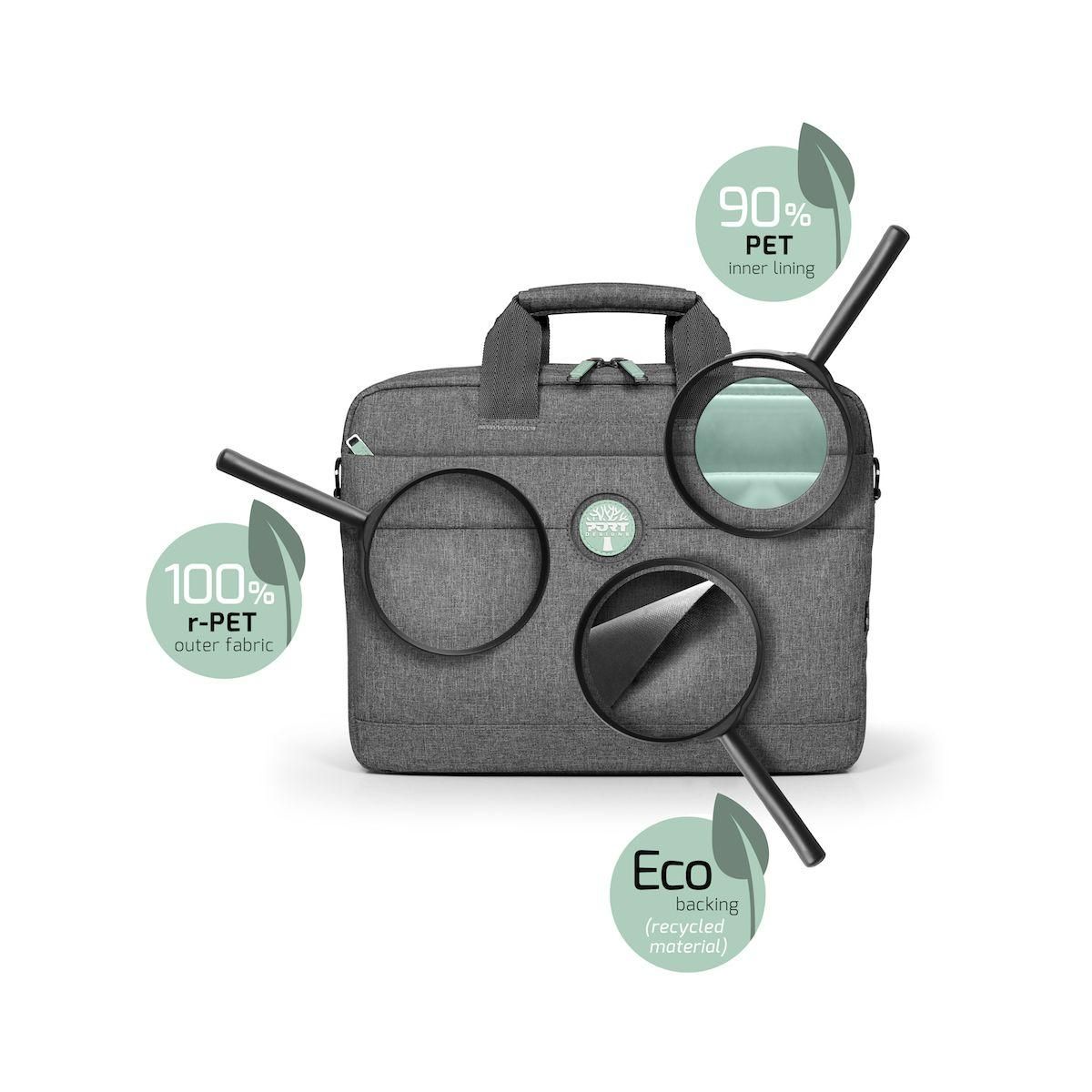 Port Sacoche 13/14 Yosemite gris