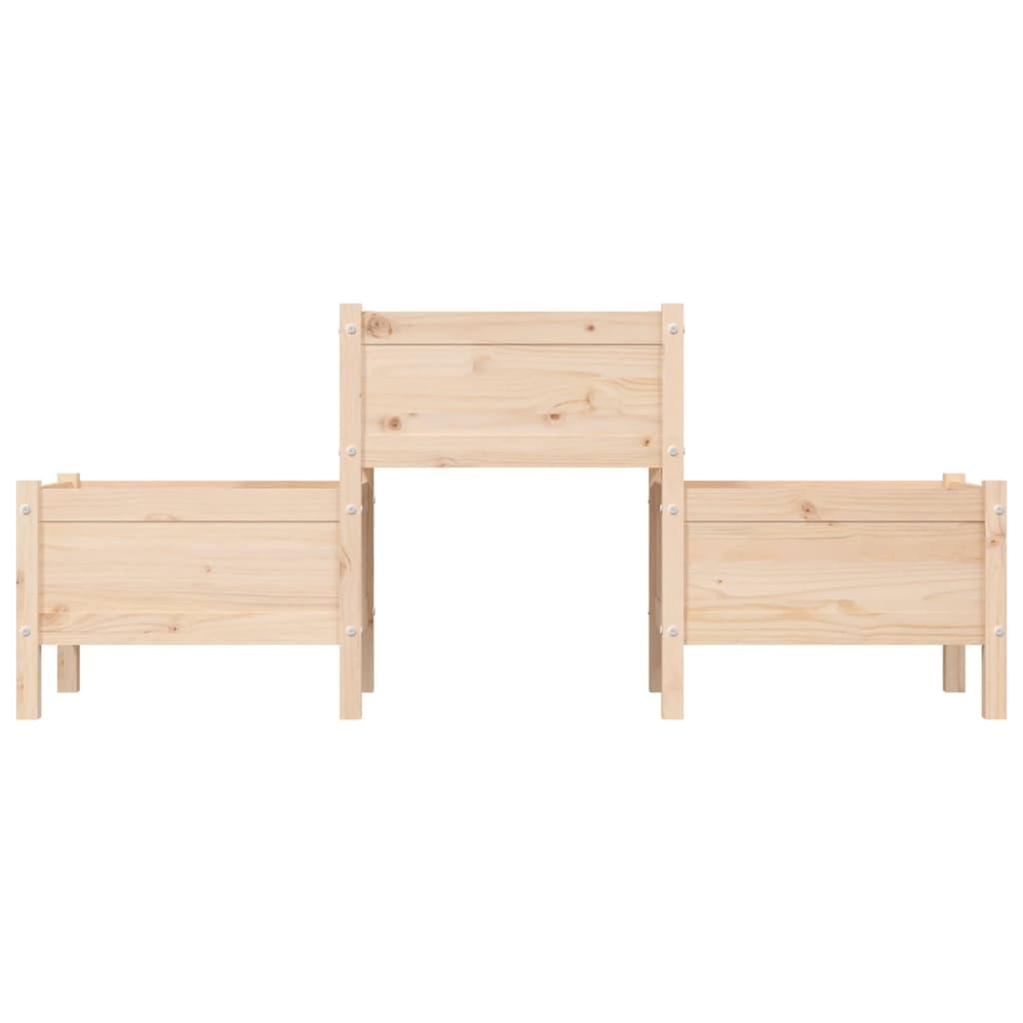 Voir la diapositive 4 : VIDAXL Jardiniere 178,5x44x75 cm Bois massif de pin
