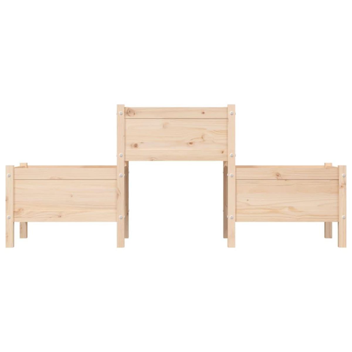 VIDAXL Jardiniere 178,5x44x75 cm Bois massif de pin