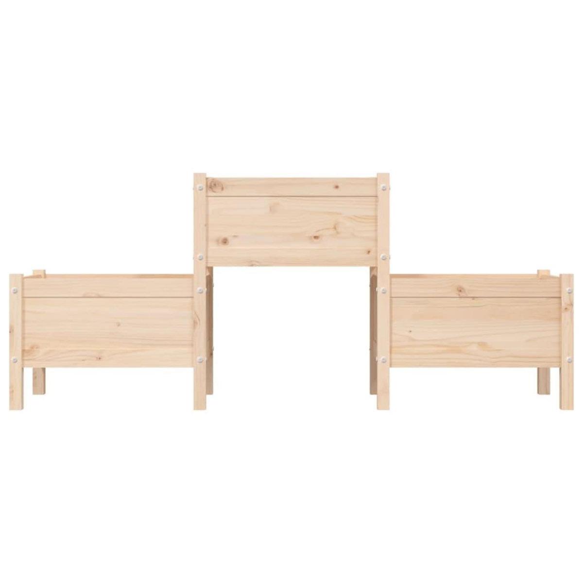 VIDAXL Jardiniere 178,5x44x75 cm Bois massif de pin