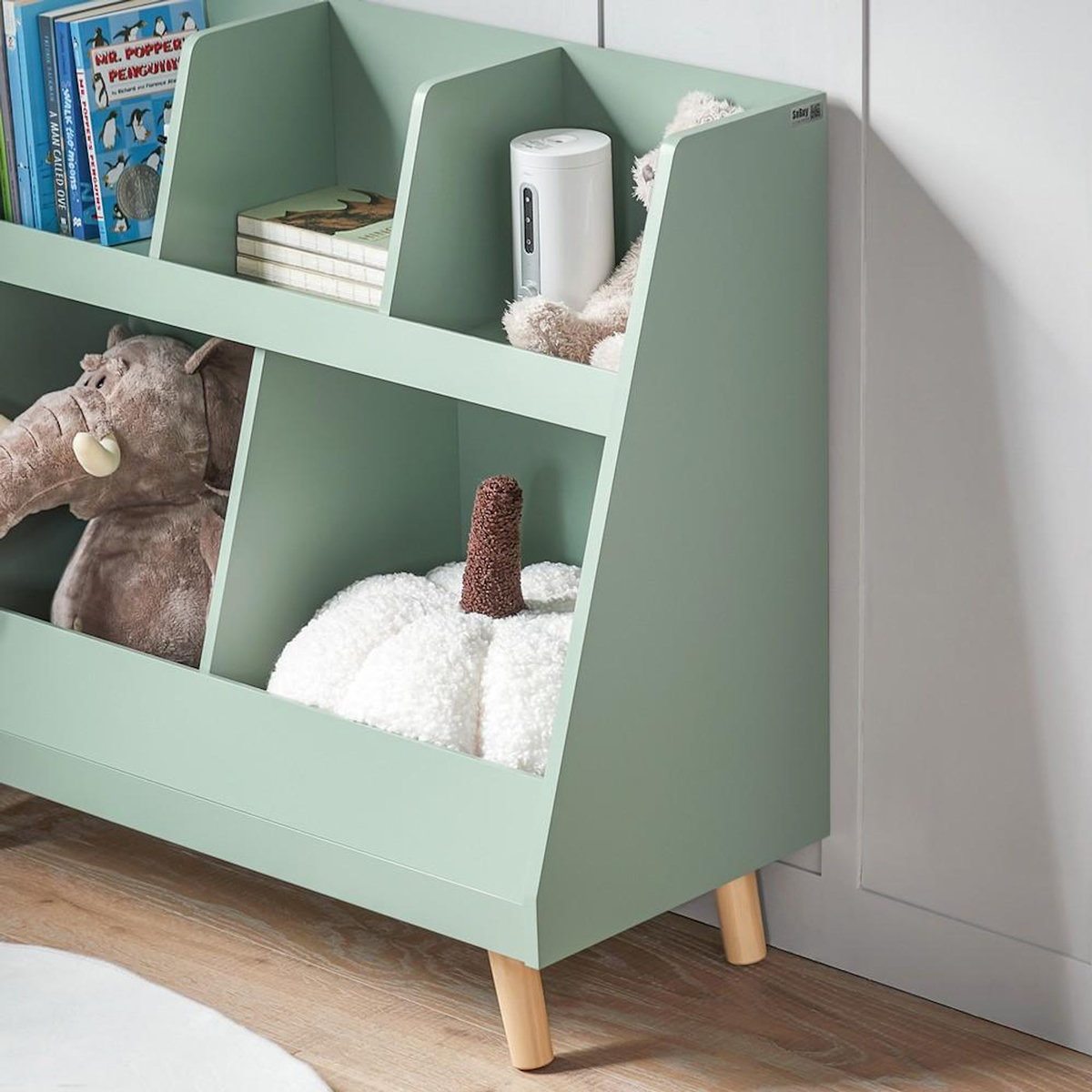 SOBUY SoBuy - Bibliothèque Enfant à une étagère - Nordique - KMB19