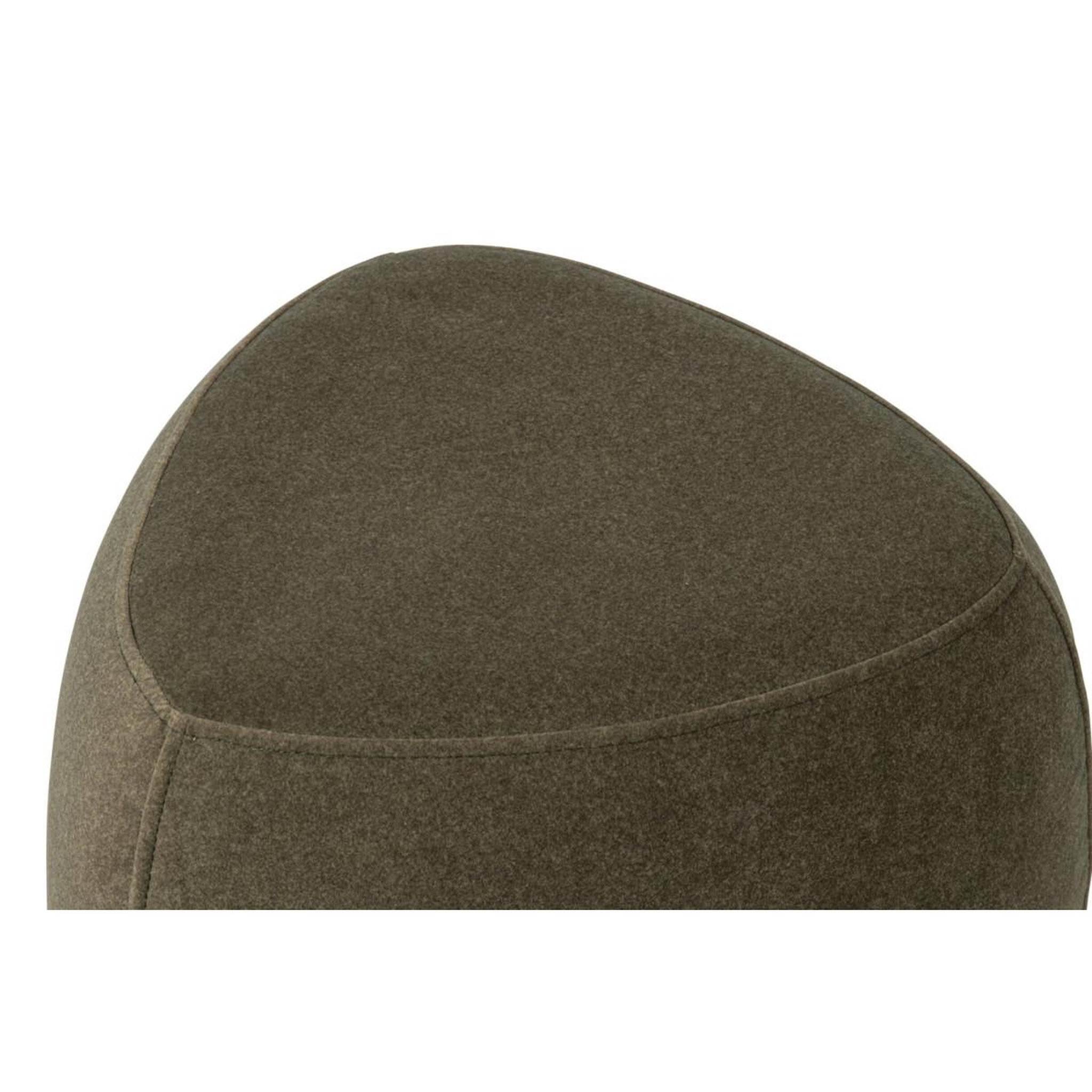 Voir la diapositive 2 : J-LINE Pouf triangle design  mich  46cm vert