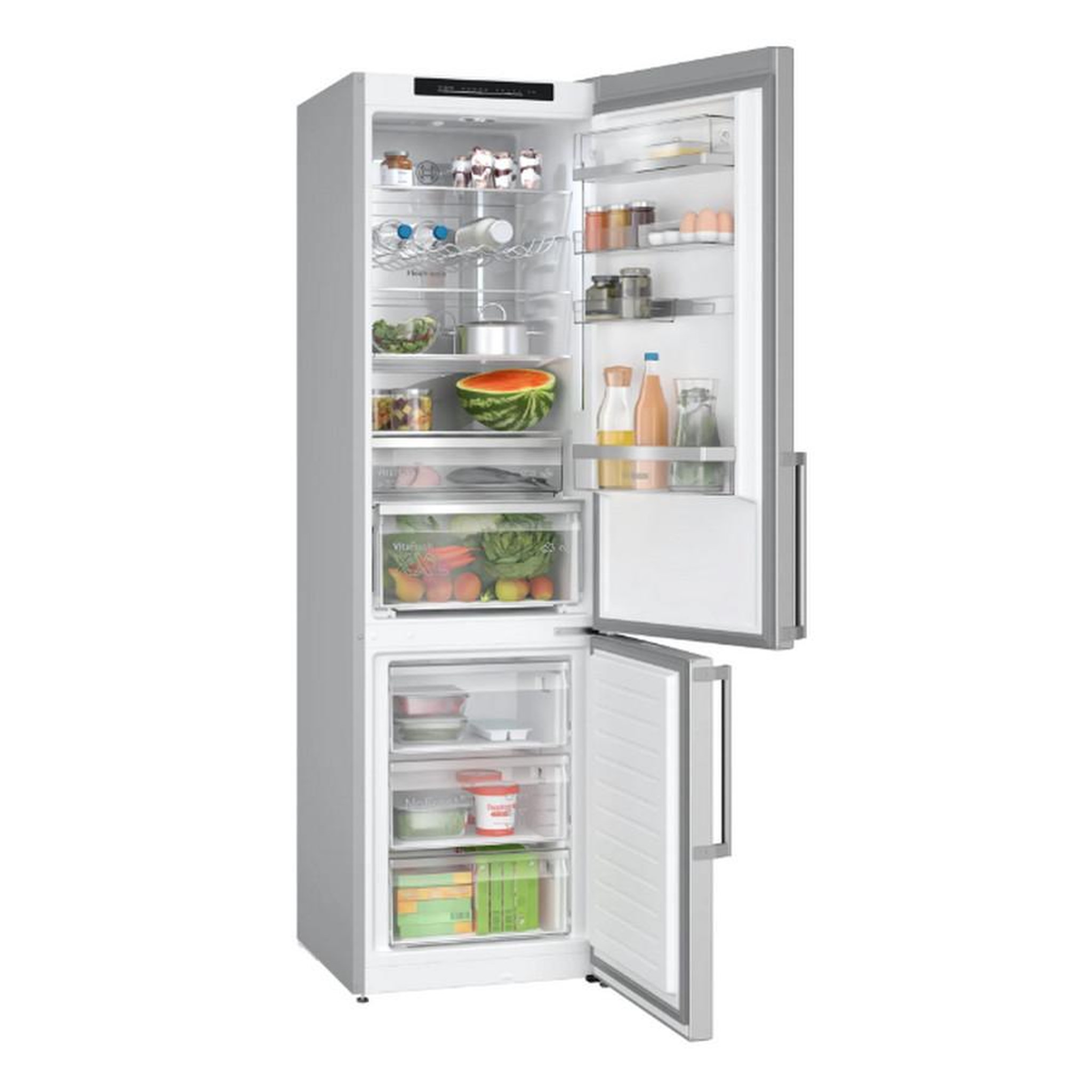 Voir la diapositive 3 : BOSCH Réfrigérateur combiné 60cm 363l nofrost inox - KGN39AIAT