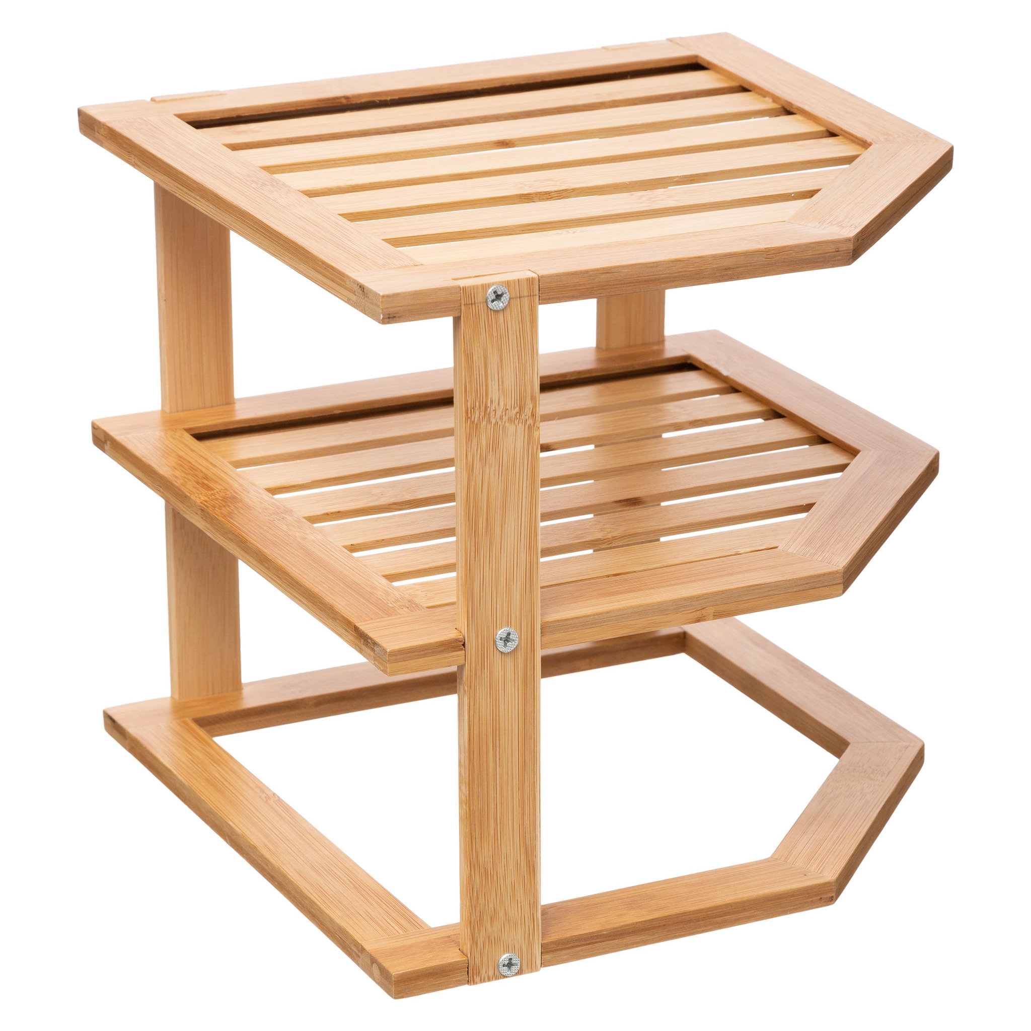 Etagère angle 2 niveaux 