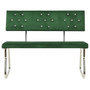Voir la diapositive 2 : VIDAXL Banc 110 cm Vert fonce Velours