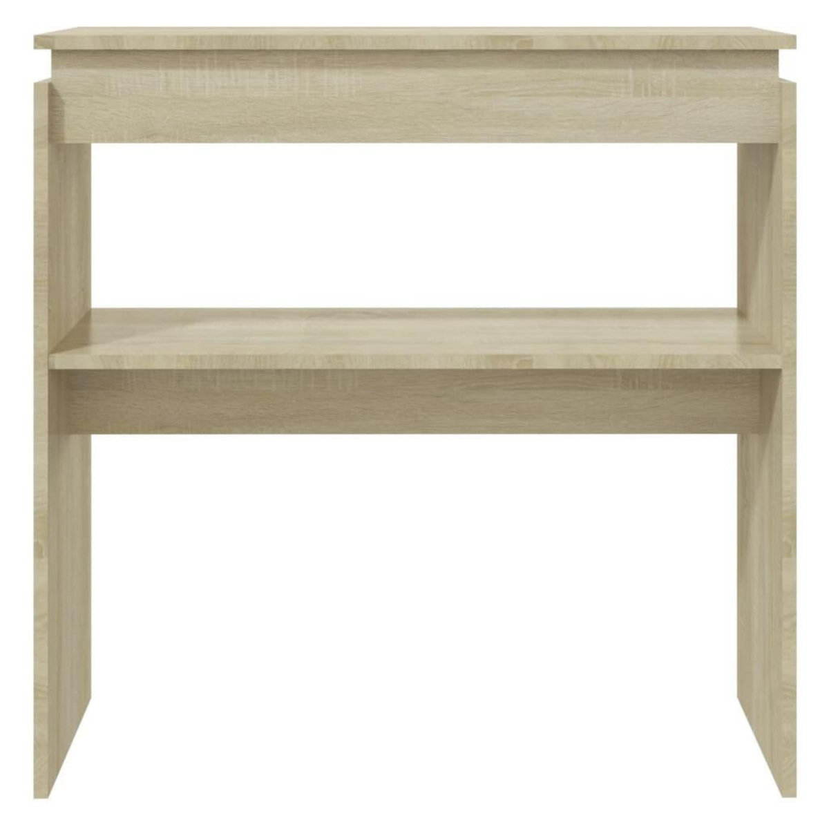 VIDAXL Table console chene sonoma 80x30x80 cm bois d'ingenierie