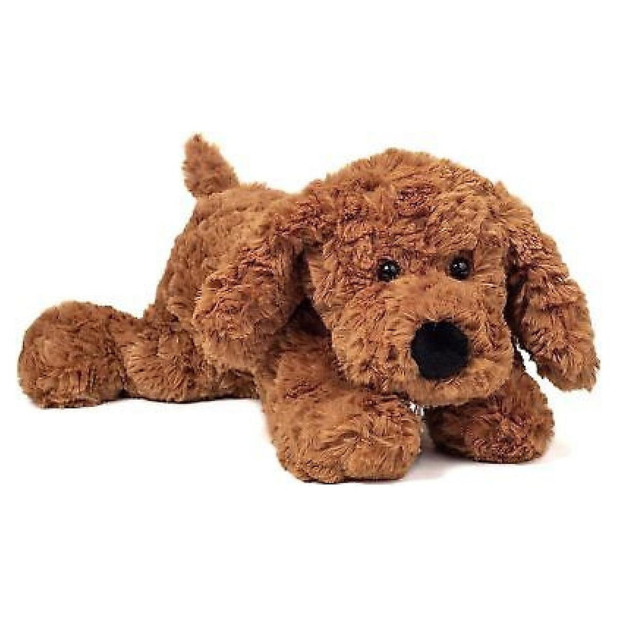 TEDDY BEAR Peluche chien souple marron 30cm