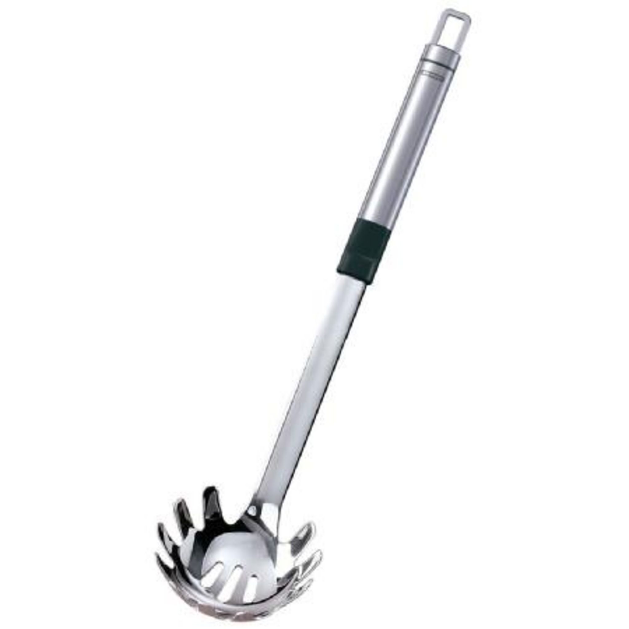 Leifheit - Cuillère De Service Sterling - Nylon Résistant 160°C - Manche Inox - Idéale Poêles Antiadhésives | Lave-Vaisselle Safe