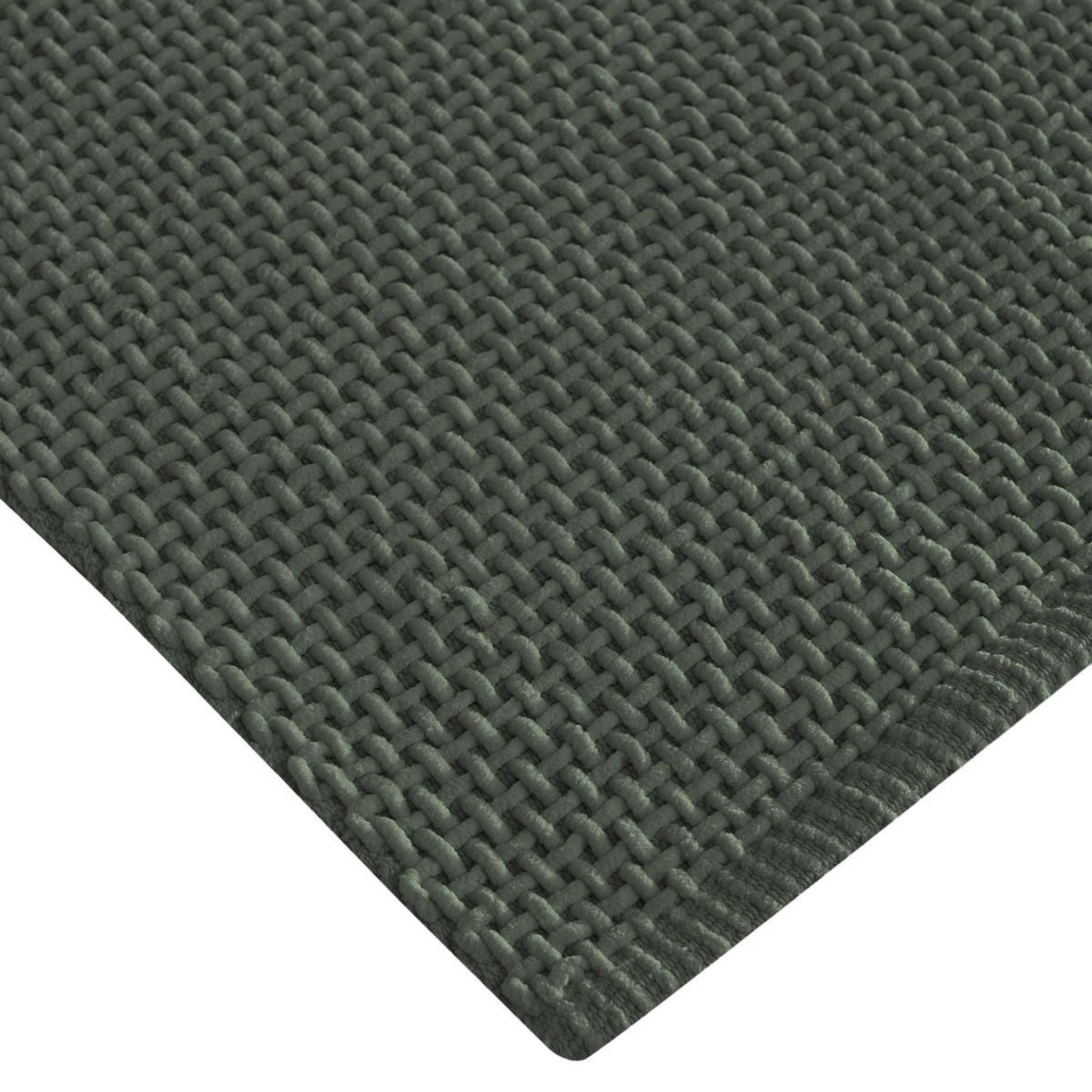Voir la diapositive 3 : Sensei Maison Tapis de bain et descente de lit TRECCIA