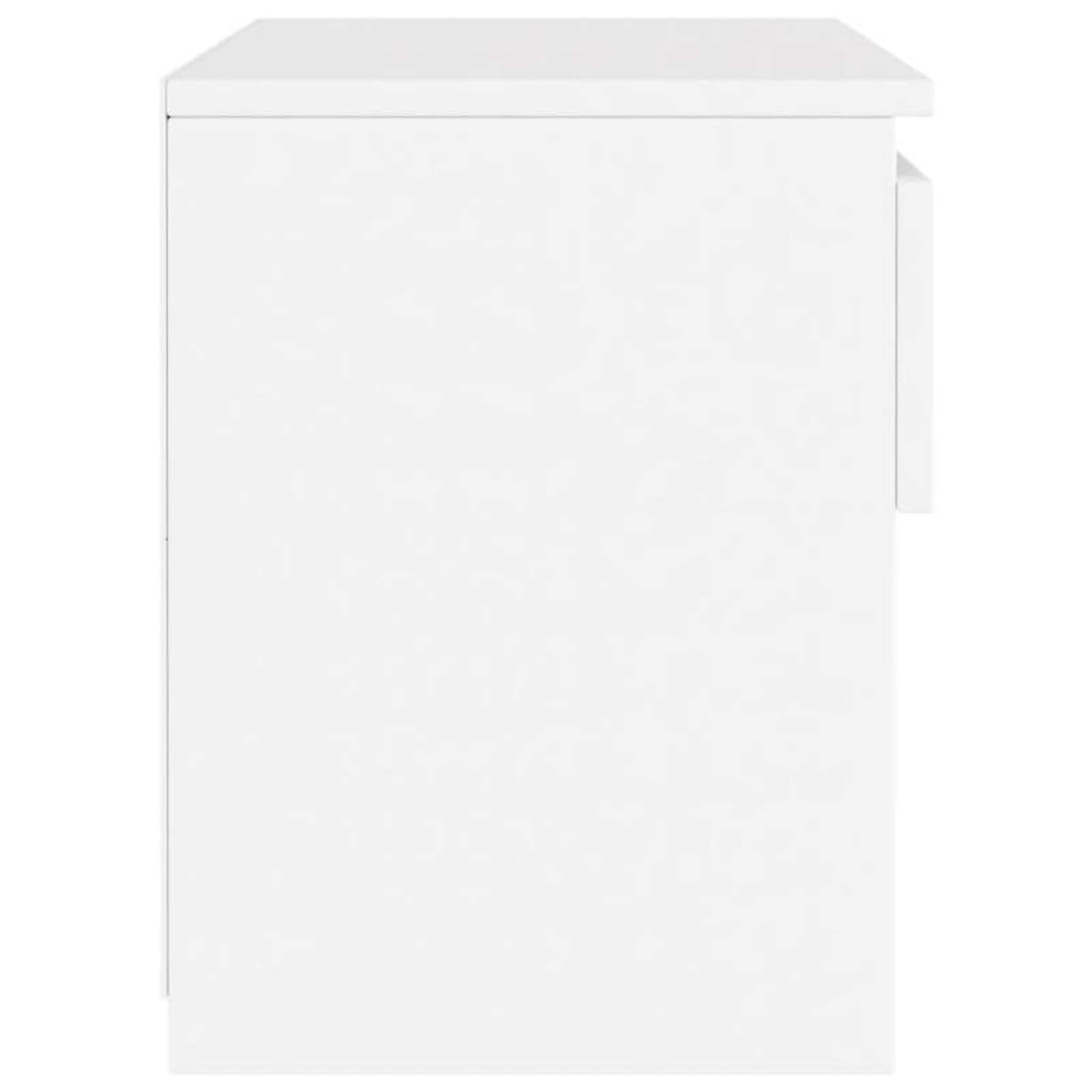 Voir la diapositive 5 : VIDAXL Table de chevet Blanc 40x30x39 cm Aggloméré