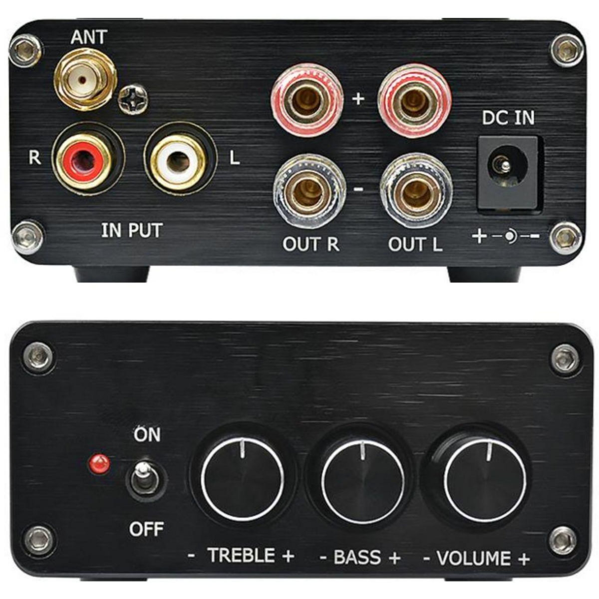 SYLPH Enceinte encastrable Ensemble Duo-Capot percé (2 HP + ampli)