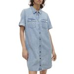 Vero Moda Robe en Jean   Femme Vero Moda Jennie. Coloris disponibles : Bleu