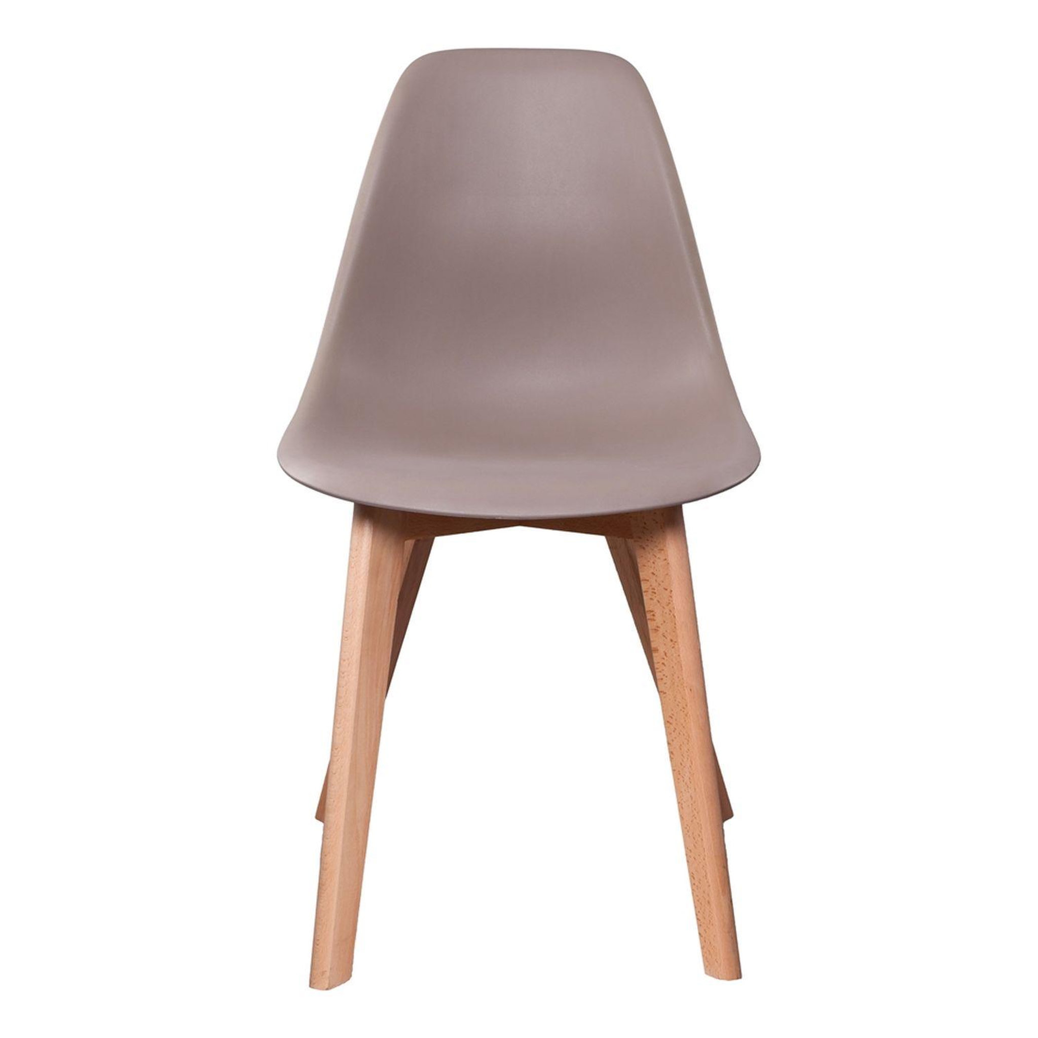 Voir la diapositive 2 : The Home Deco Factory 2 Chaises design scandinave à coque Holga