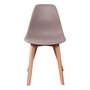 Voir la diapositive 2 : The Home Deco Factory 2 Chaises design scandinave à coque Holga