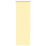 VIDAXL Store enrouleur occultant jaune largeur du tissu 55,7 cm