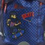 Voir la diapositive 4 : AUCHAN Sac à dos 2 compartiments bleu SKATE avec leds