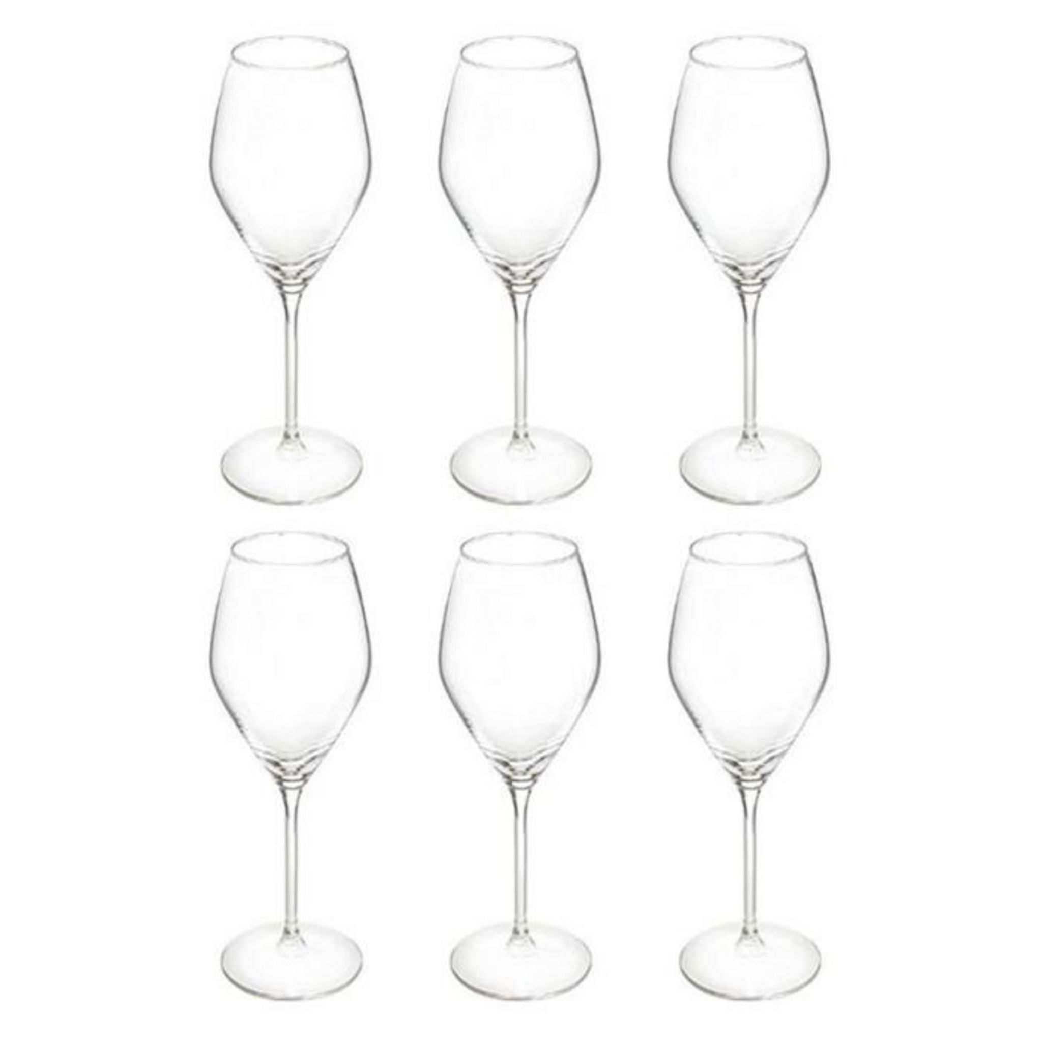 Secret De Gourmet - Lot De 6 Verres à Vin Volta 38cl - Élégants Et Pratiques - 10