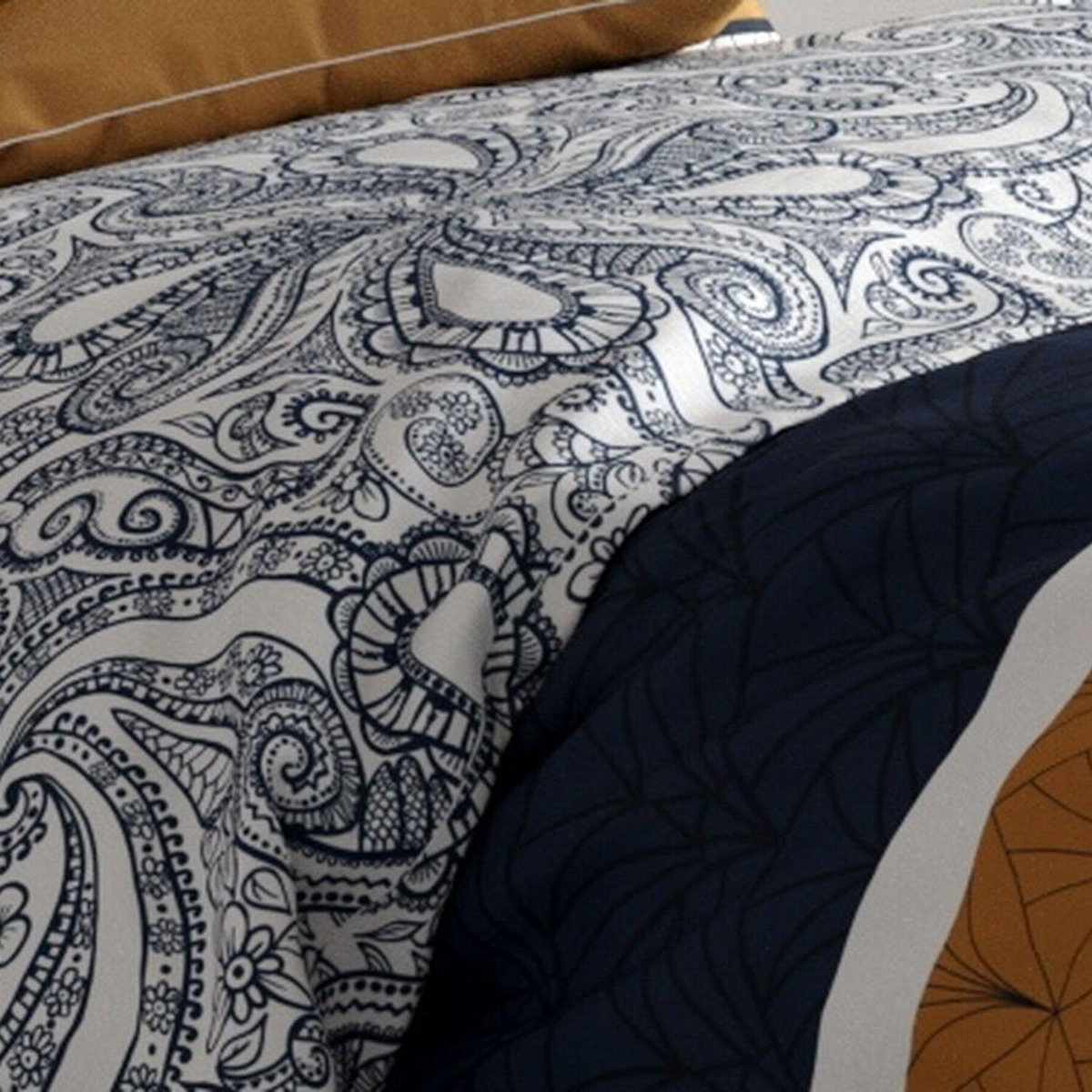 ATELIER DU COTON Parure housse de couette 100% coton 57fils dakota