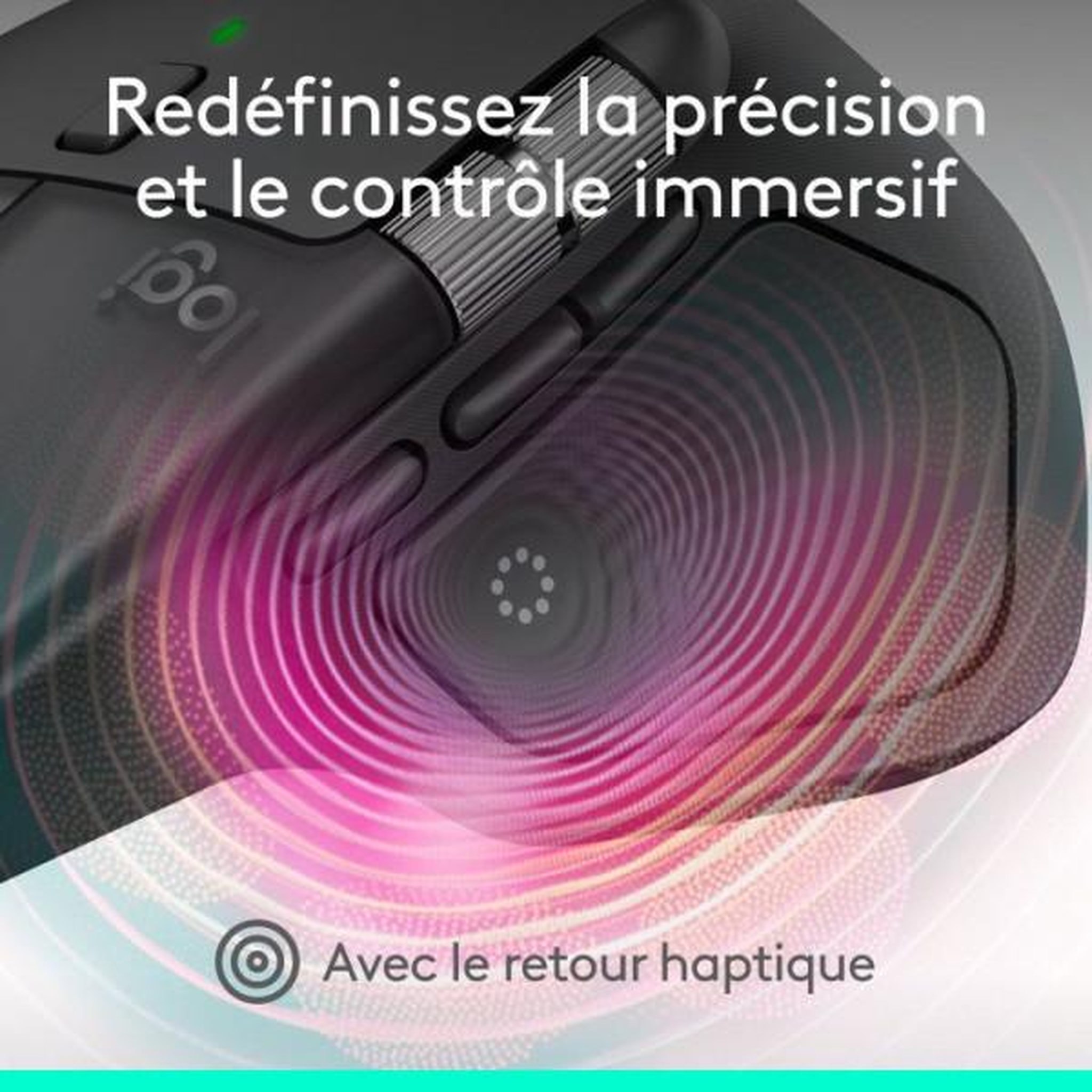 Voir la diapositive 2 : Logitech Souris sans fil - Logitech - MX Master 4 - Ergonomique - Graphite
