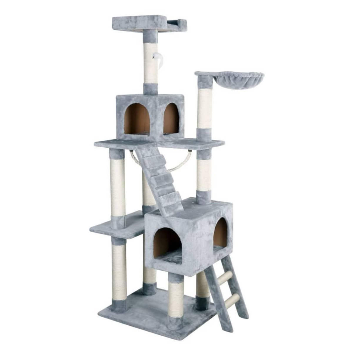 KERBL Kerbl Arbre a chat Square 178 cm Gris clair