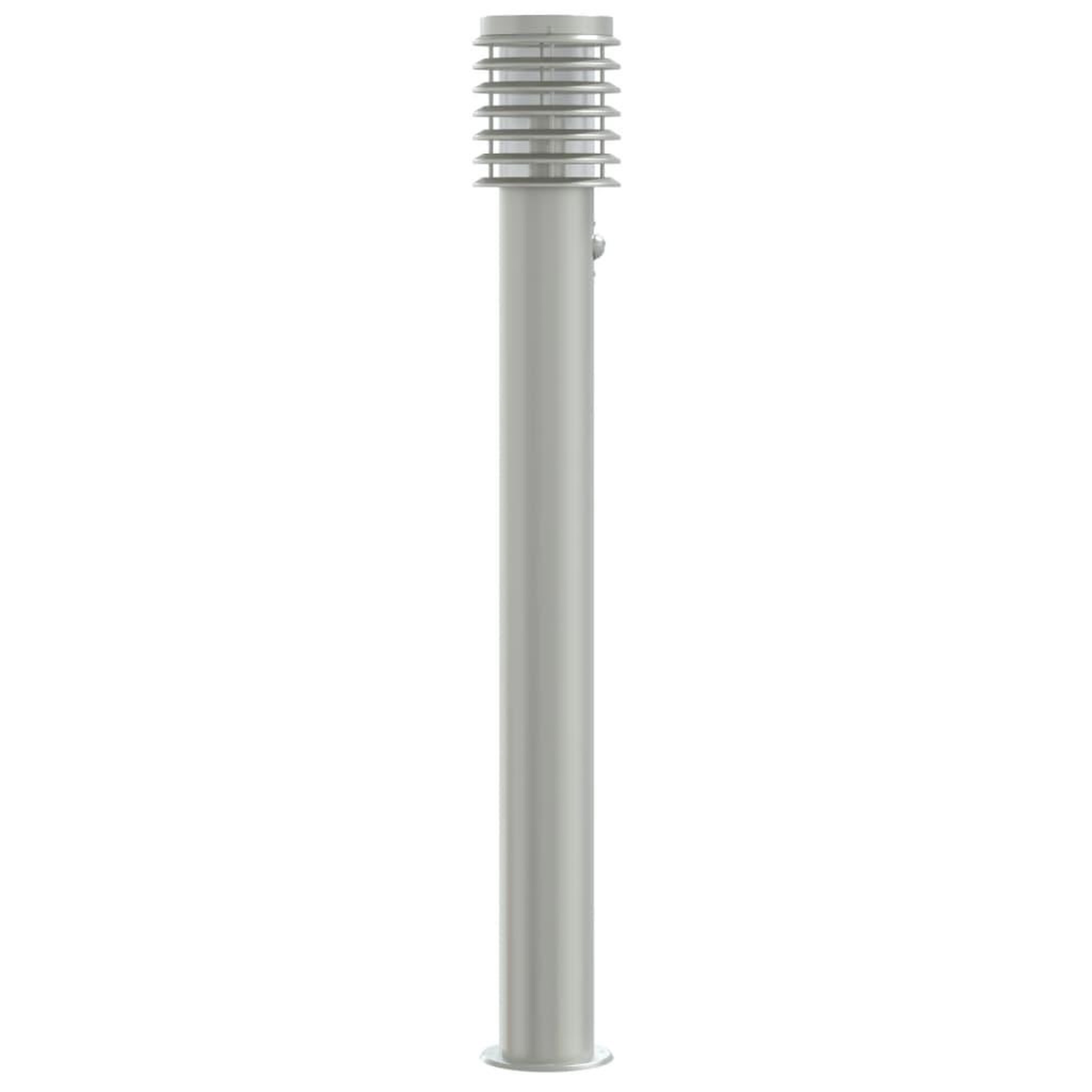 Voir la diapositive 5 : VIDAXL Lampadaires d'exterieur avec capteurs 3 pcs acier inoxydable