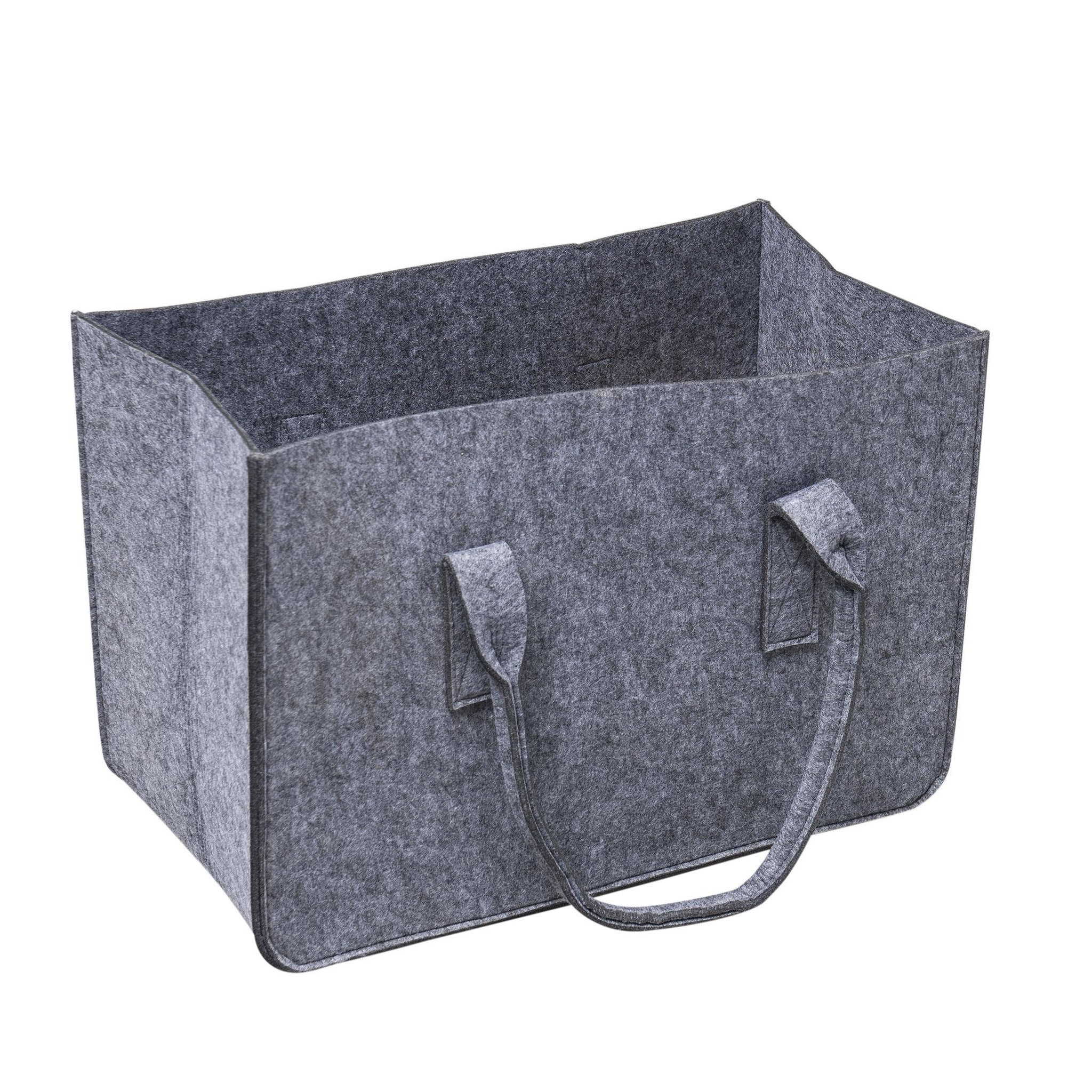 WERKAPRO Sac à bûches en feutre gris WERKA PRO  50x27x34cm