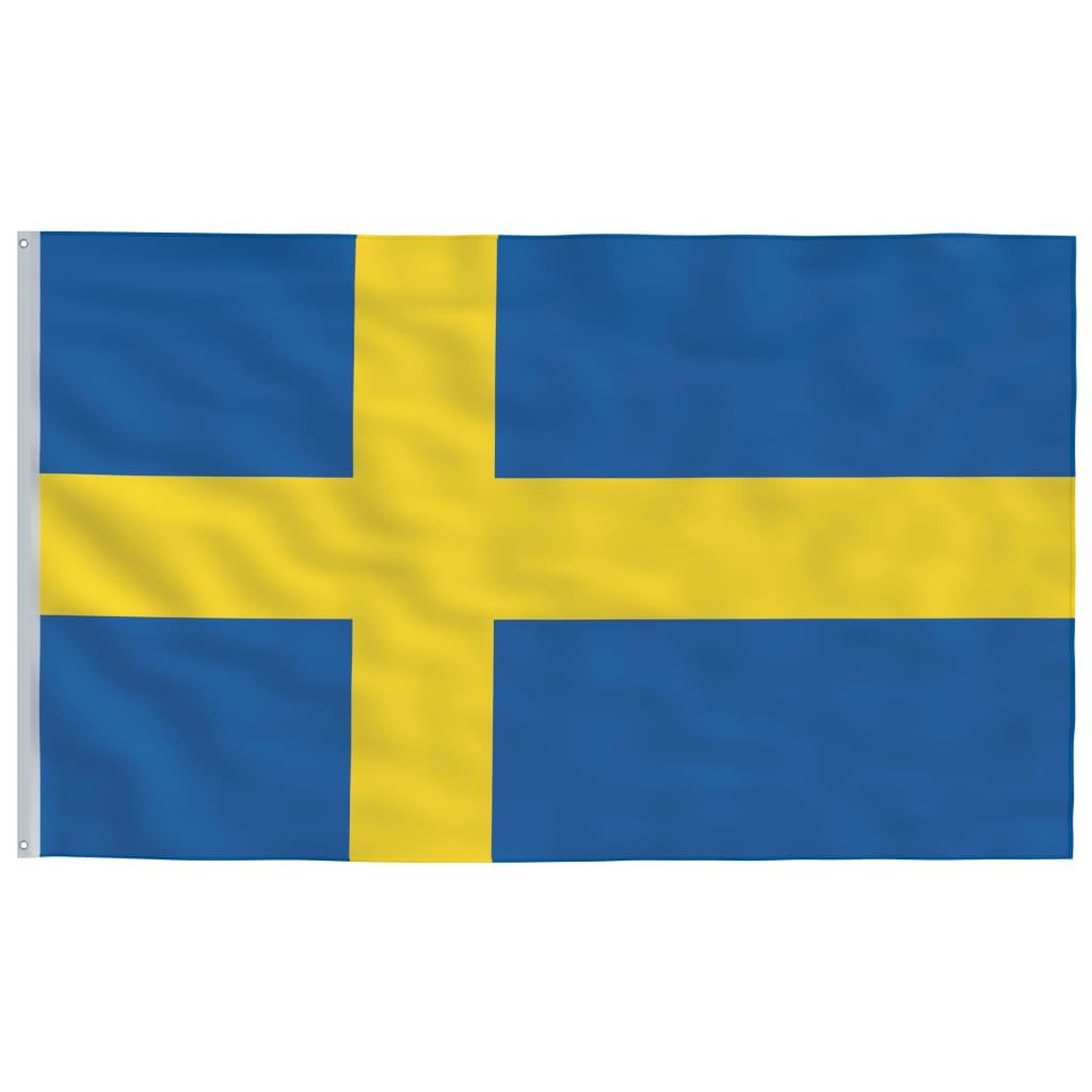 Voir la diapositive 4 : VIDAXL Drapeau de la Suede et mat 5,55 m Aluminium