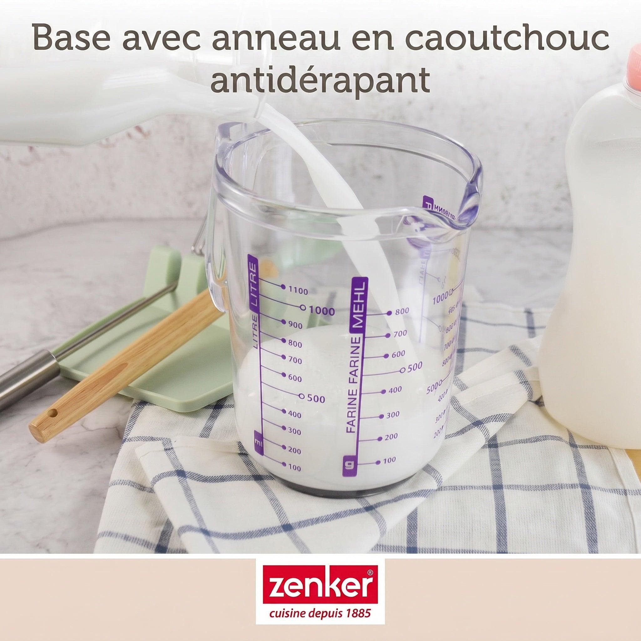 Voir la diapositive 6 : Fackelmann Verre doseur 1l en plastique de haute qualité fackelmann