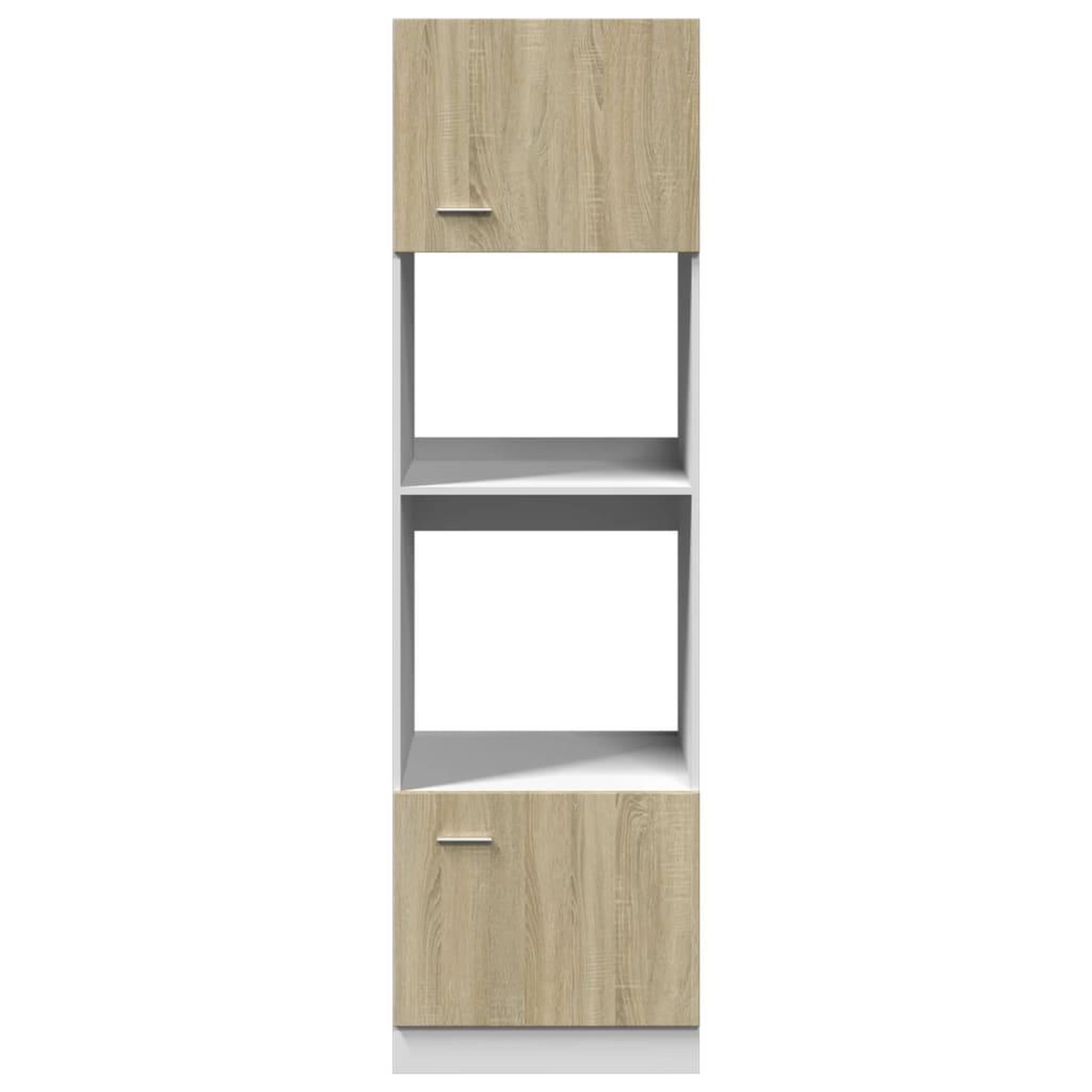 Voir la diapositive 5 : VIDAXL Armoire a micro-ondes Chene sonoma 60x57x207 cm Agglomere