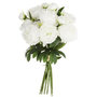 Voir la diapositive 2 : ATMOSPHERA Bouquet de Fleurs  13 Pivoines  50cm Blanc