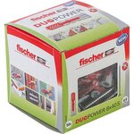 Fischer Boîte de 50 Chevilles DUOPOWER 8x40 S DIY