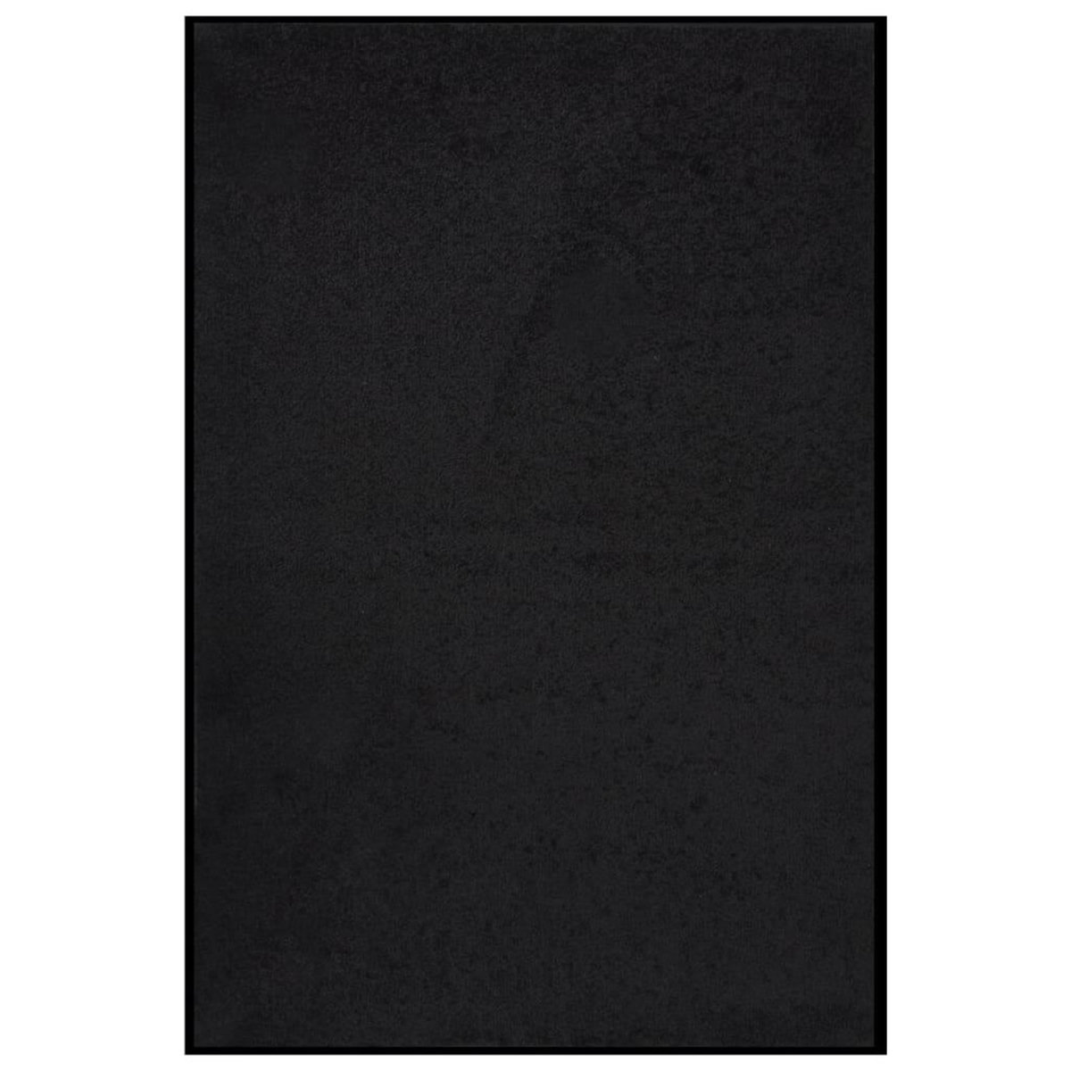 VIDAXL Paillasson Noir 80x120 cm