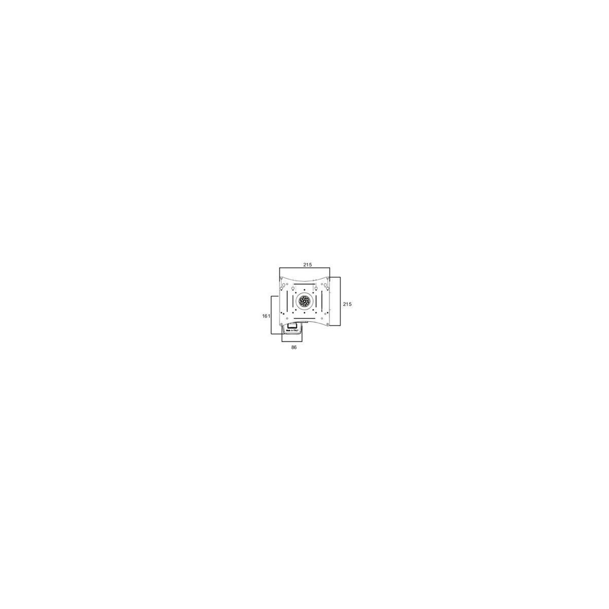 Voir la diapositive 3 : Nilox Nilox OM06173 support pour téléviseur 81,3 cm (32 ) Noir