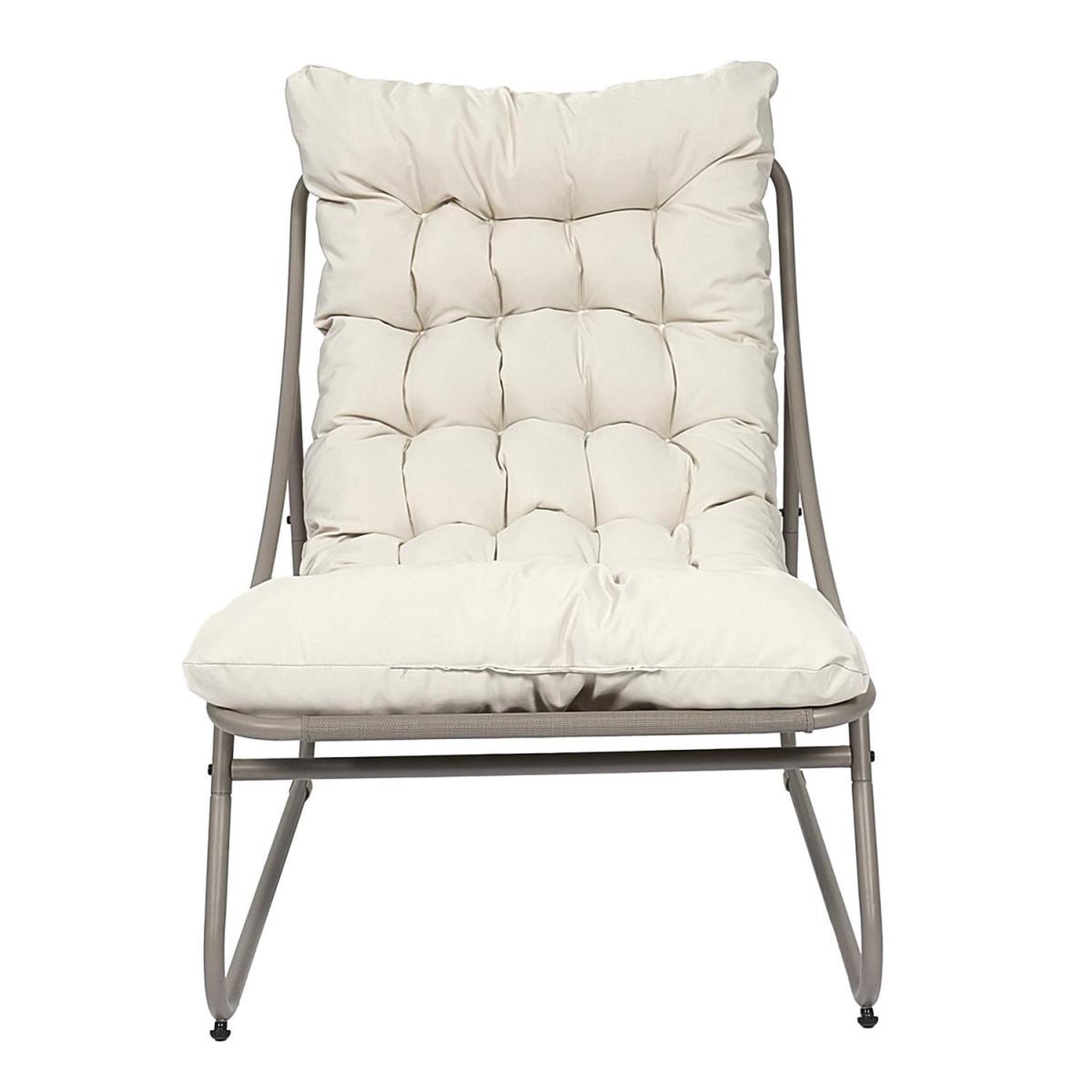 Voir la diapositive 2 : The Home Deco Factory Fauteuil d'extérieur  dolce vita  88cm beige