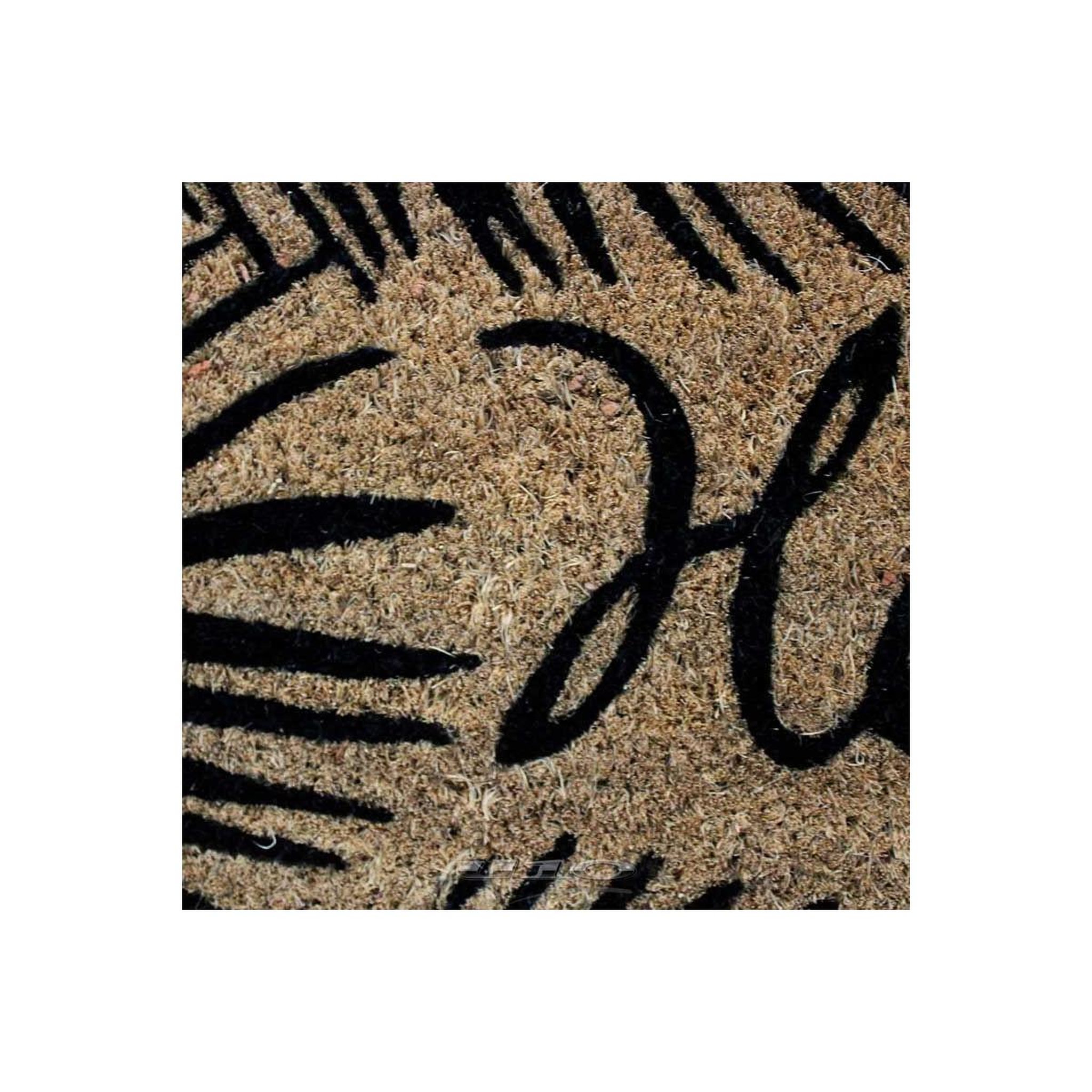Voir la diapositive 2 : Douceur d'Intérieur Paillasson Rectangulaire  Hello  40x60cm Naturel