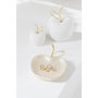 Voir la diapositive 3 : Paris Prix Lot de 3 Pommes Déco  Porcelaine  15cm Blanc