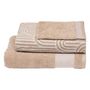Voir la diapositive 1 : ATMOSPHERA Ensemble de Bain 3 Pièces  Arki  140cm Beige Lin