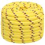 Voir la diapositive 2 : VIDAXL Corde de bateau Jaune 20 mm 100 m Polypropylene