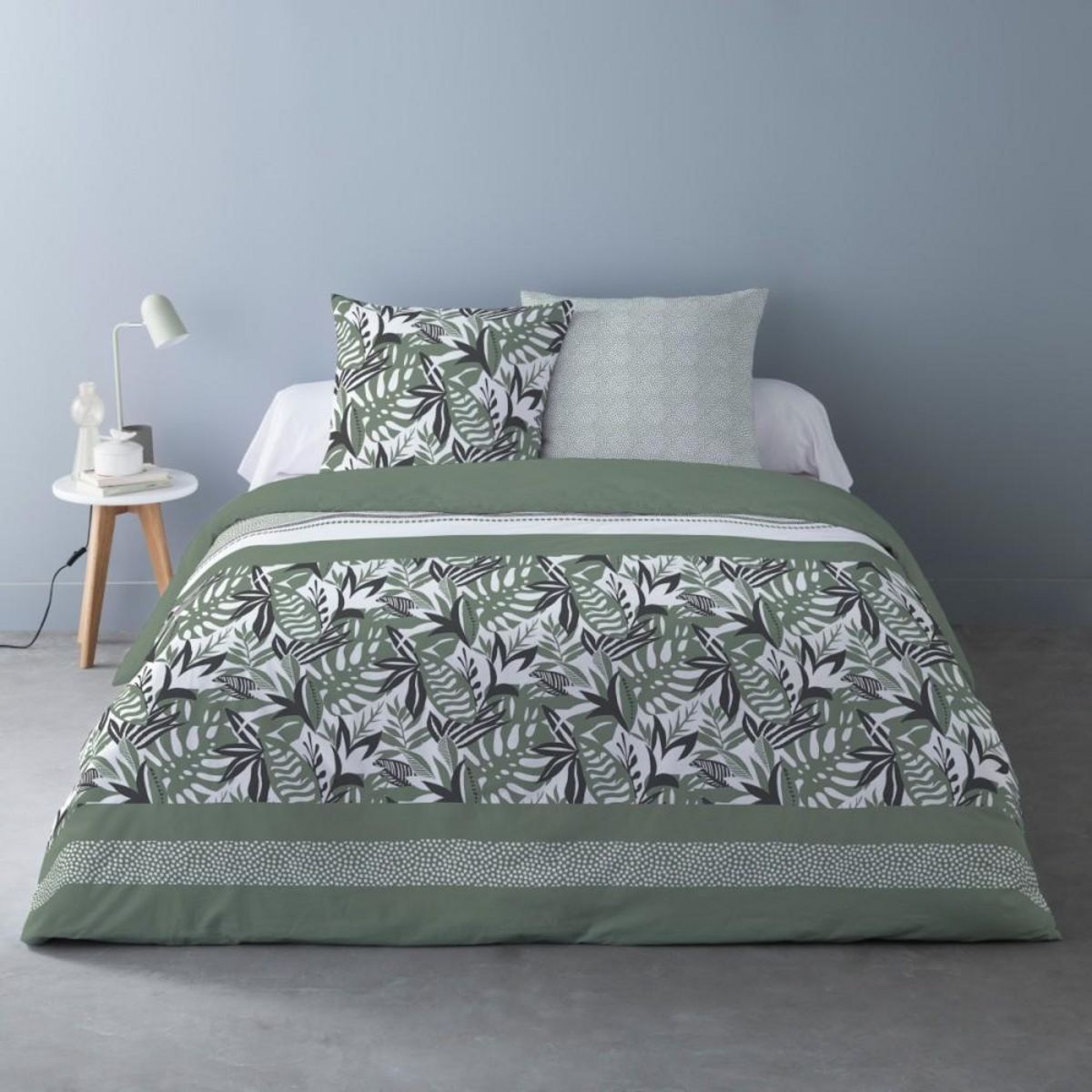 Dourev Housse de couette 240x220 PALMIRO + 2 taies 100% coton