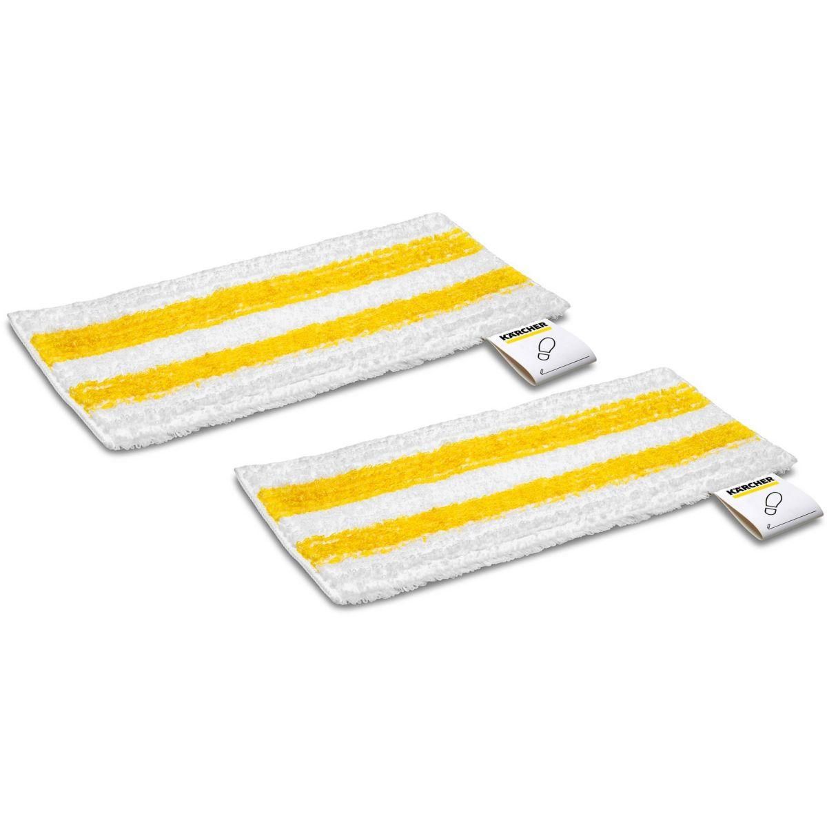 KARCHER Serpillière microfibre x2 pour buse SC1 Upright
