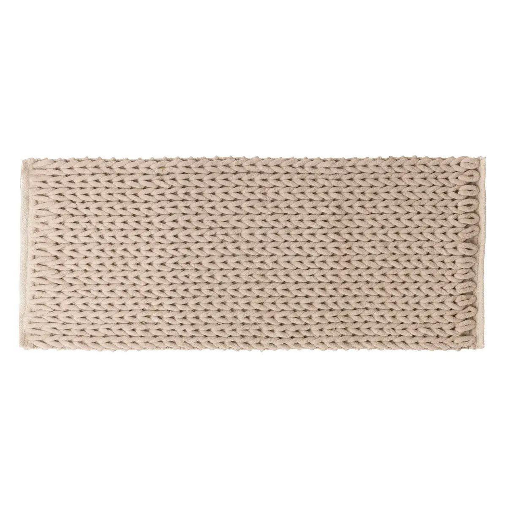 FIVE Tapis de salle de bain  tissé épais  50x120cm naturel