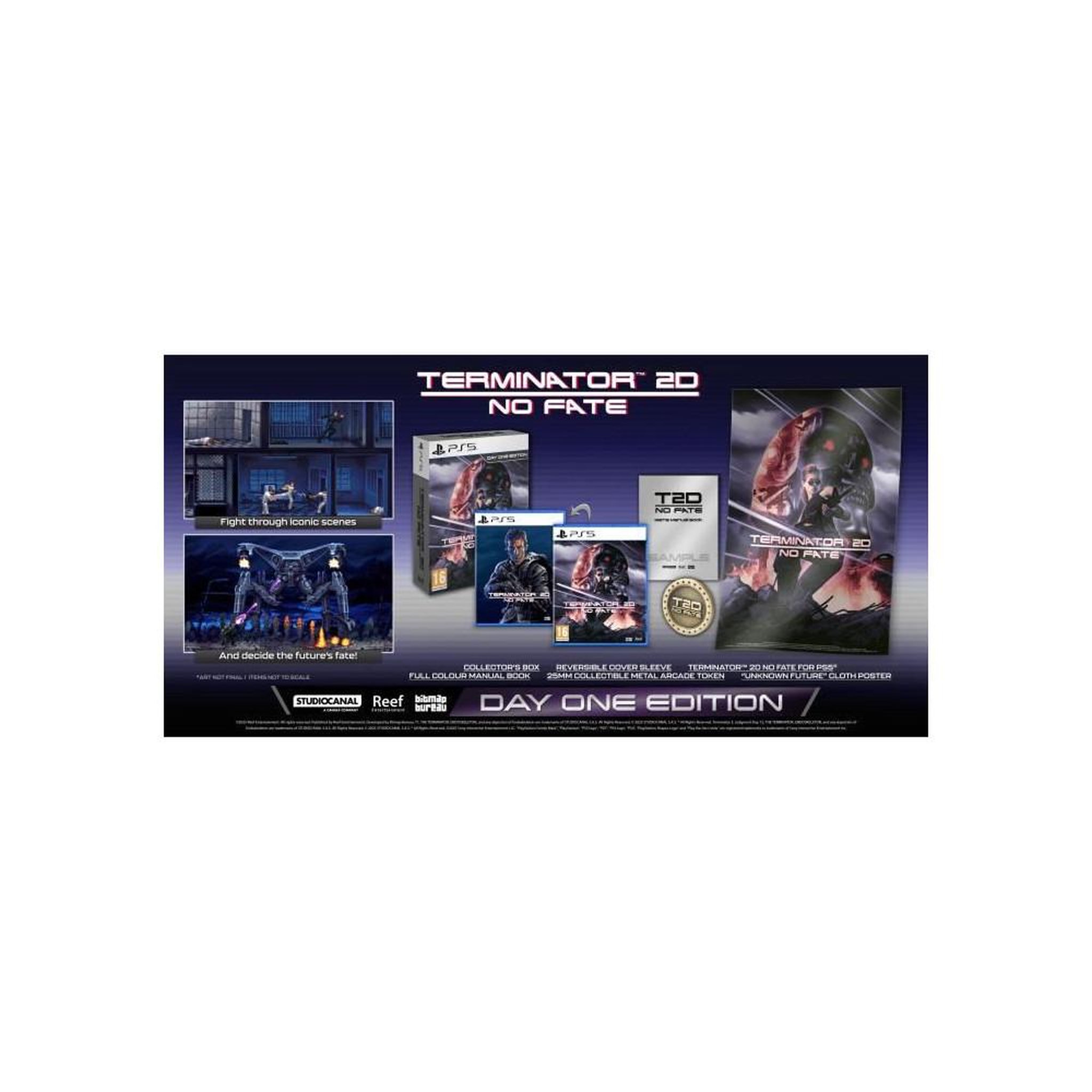 Voir la diapositive 2 : Koch Media Terminator 2D No Fate PS5